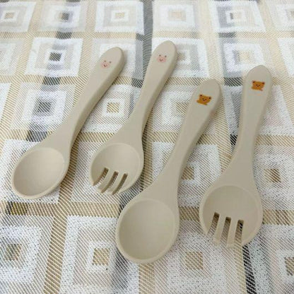 Silicone Utensils (Fork & Spoon)