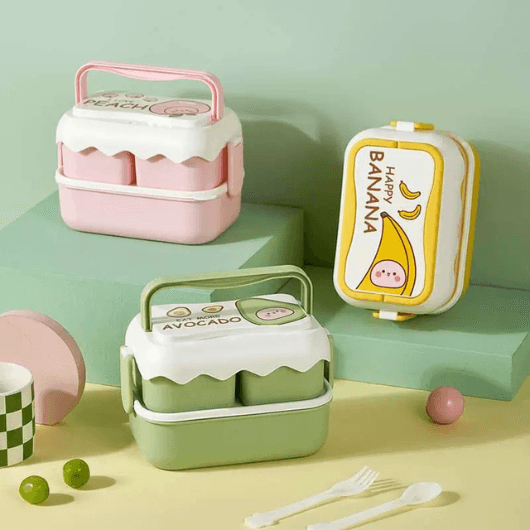 Bento Lunch Boxes - Donut/Double Decker