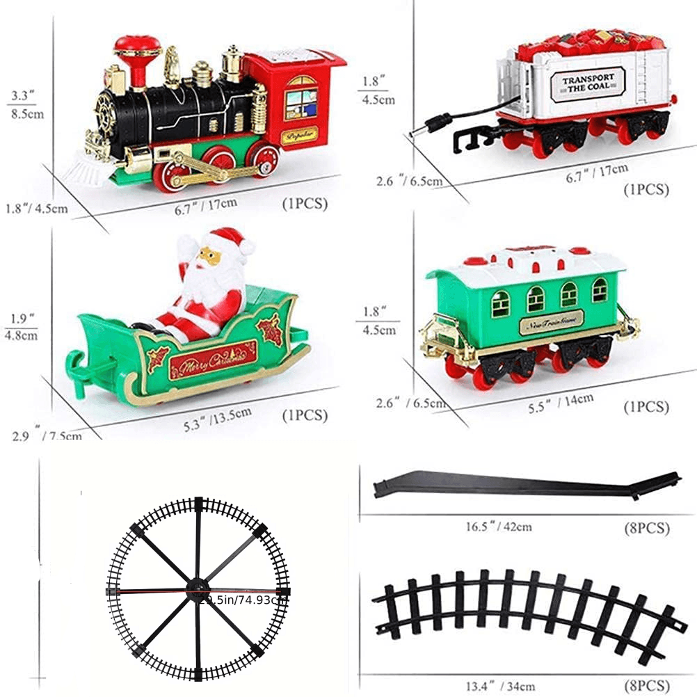 Christmas Train with Lights, Sound & Hanging Option