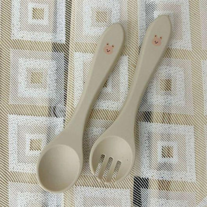 Silicone Utensils (Fork & Spoon)