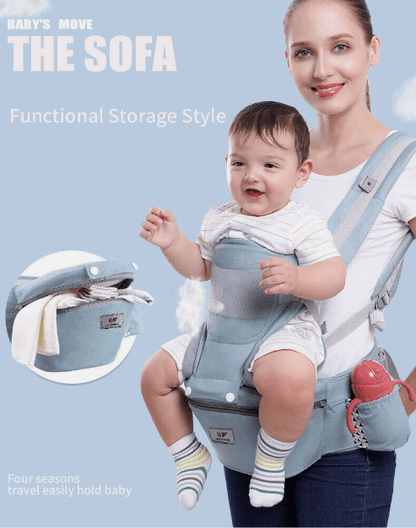 4-in-1 Newborn Baby Carrier Backpack