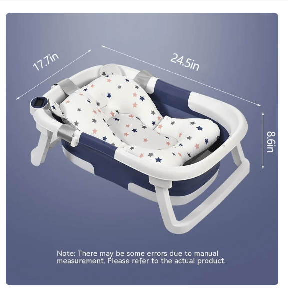 Folding Bathtub with water thermometer