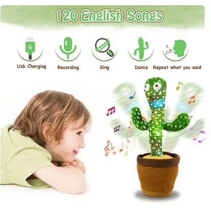 Interactive Dancing & Talking Cactus Toy